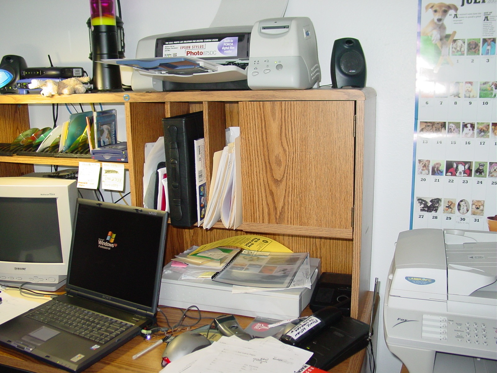 360-degree look around the first VND home office, 2003